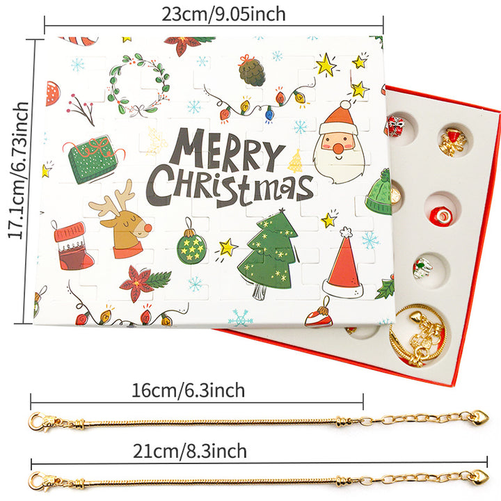 Charm bracelet advent calendar – 24 surprises to make jewellery
