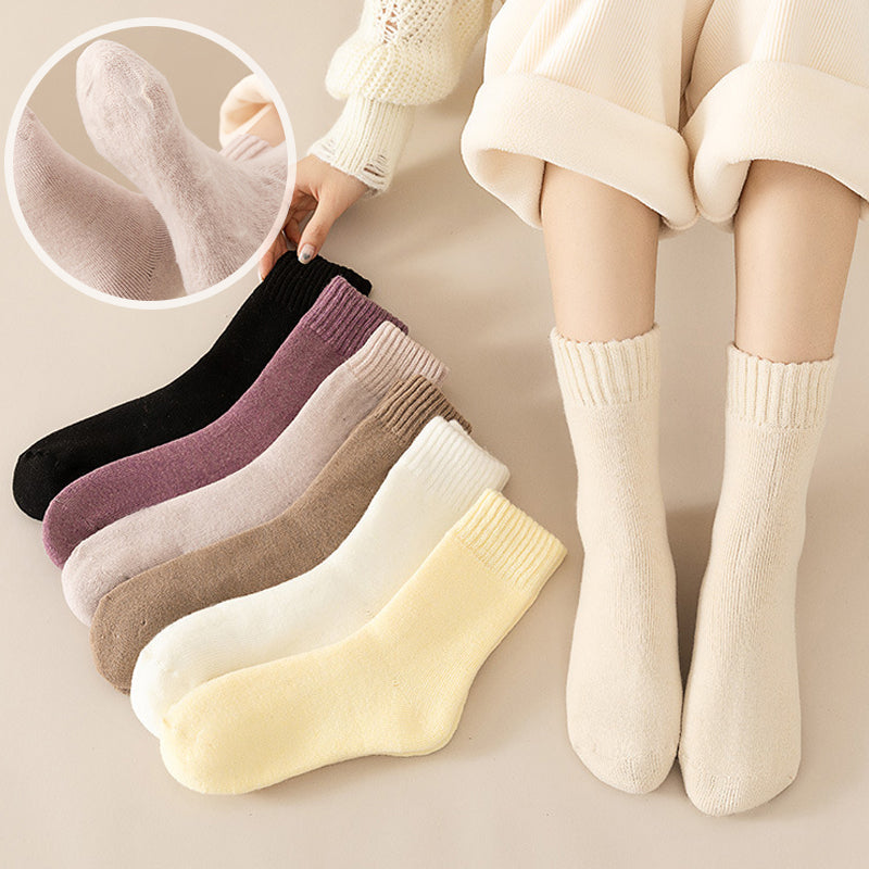 Warmfell™ Fleece-Lined Thermal Socks, 3-Pair Set with Moisture Wicking