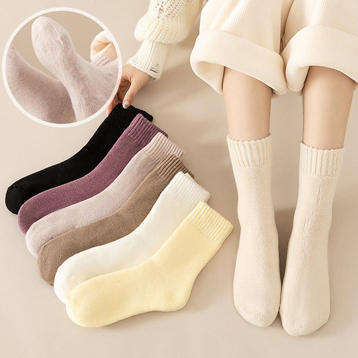 Warmfell™ Fleece-Lined Thermal Socks, 3-Pair Set with Moisture Wicking