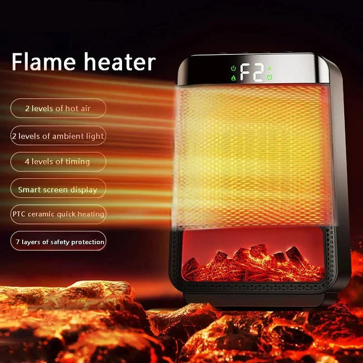 Warmfell™ Mini 1500W Ceramic Fan Heater with Portable Lightweight Build