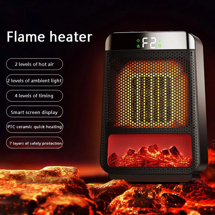 Warmfell™ Mini 1500W Ceramic Fan Heater with Portable Lightweight Build