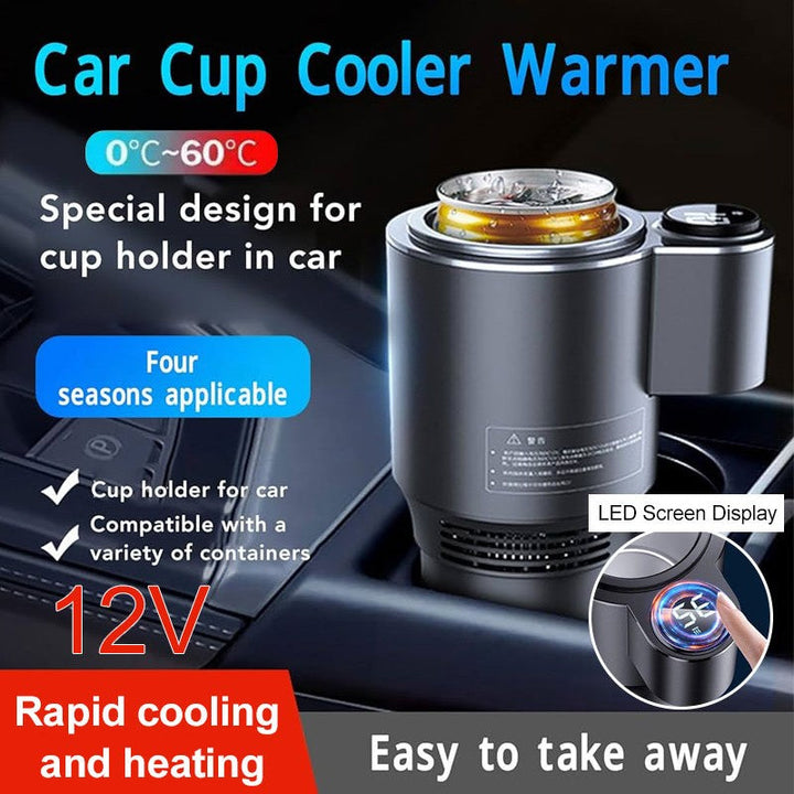Warmfell™ 2-in-1 Car Cup Cooler and Warmer With 12V Plug