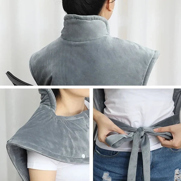 Warmfell™ Neck &amp; Back Heating Pad with 10 Heat Settings