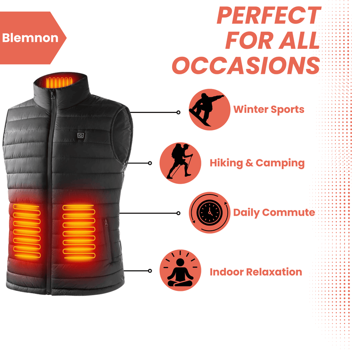 Warmfell™ Lightweight Heated Gilet with 3 Heat Modes
