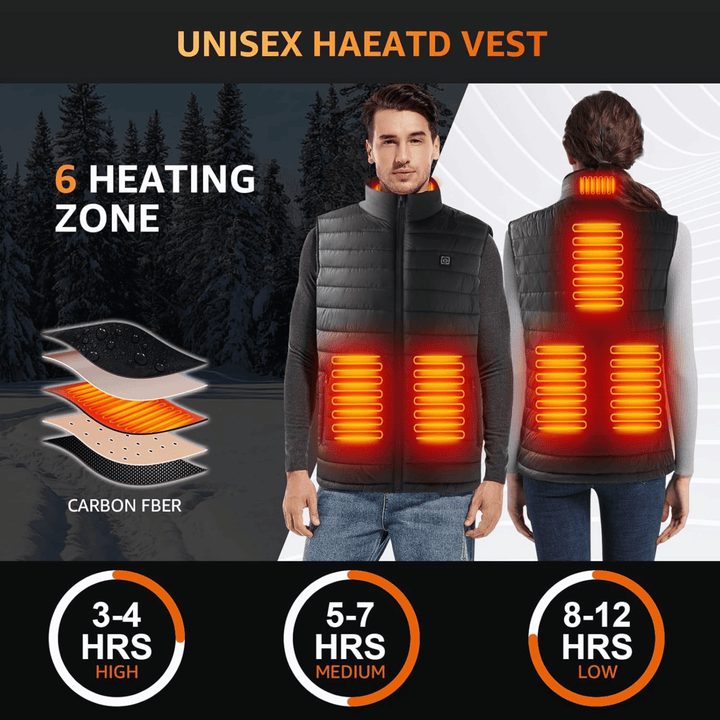 Warmfell™ Lightweight Heated Gilet with 3 Heat Modes