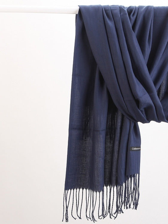 Warmfell Fringed Cashmere Feel Scarf in 18 Colours