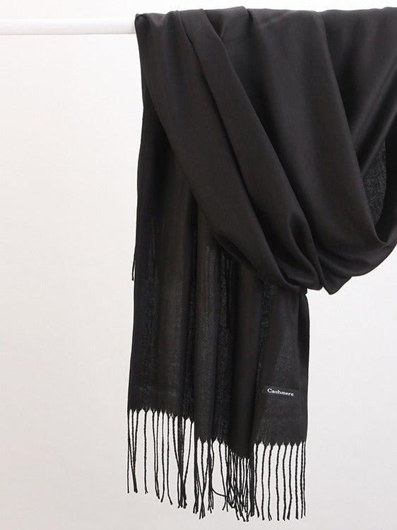 Warmfell Fringed Cashmere Feel Scarf in 18 Colours