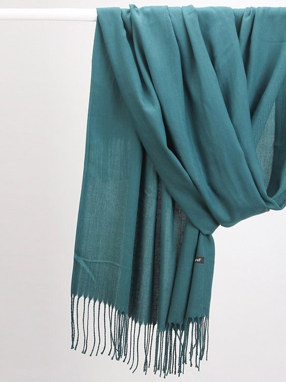 Warmfell Fringed Cashmere Feel Scarf in 18 Colours