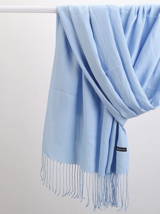 Warmfell Fringed Cashmere Feel Scarf in 18 Colours