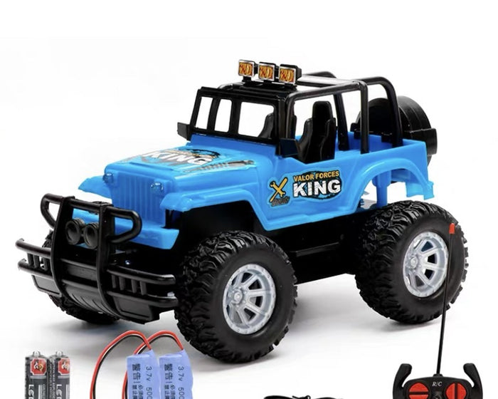 Warmfell Remote control off-road jeep with headlights