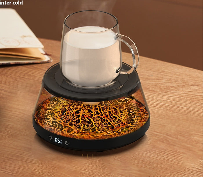 Warmfell Volcano Cup Warmer with Glowing Light Base