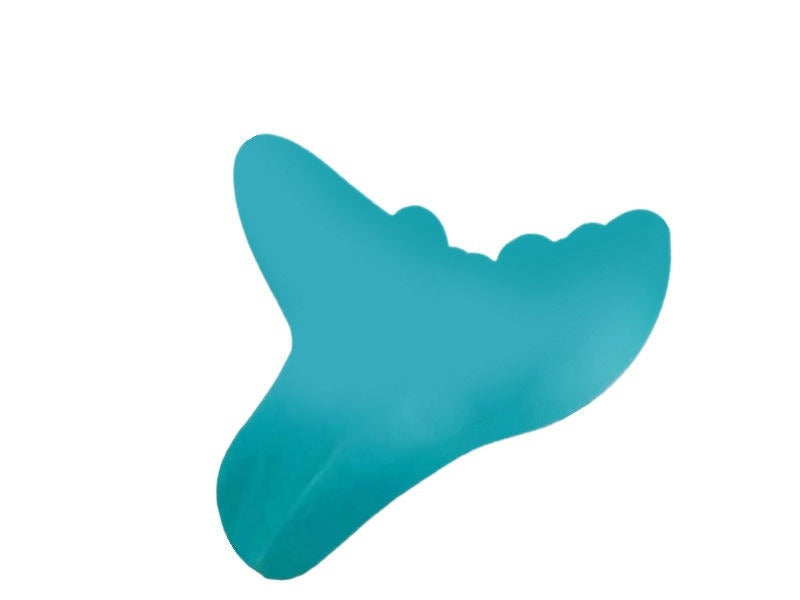 Contoured foam neck pillow with nodes