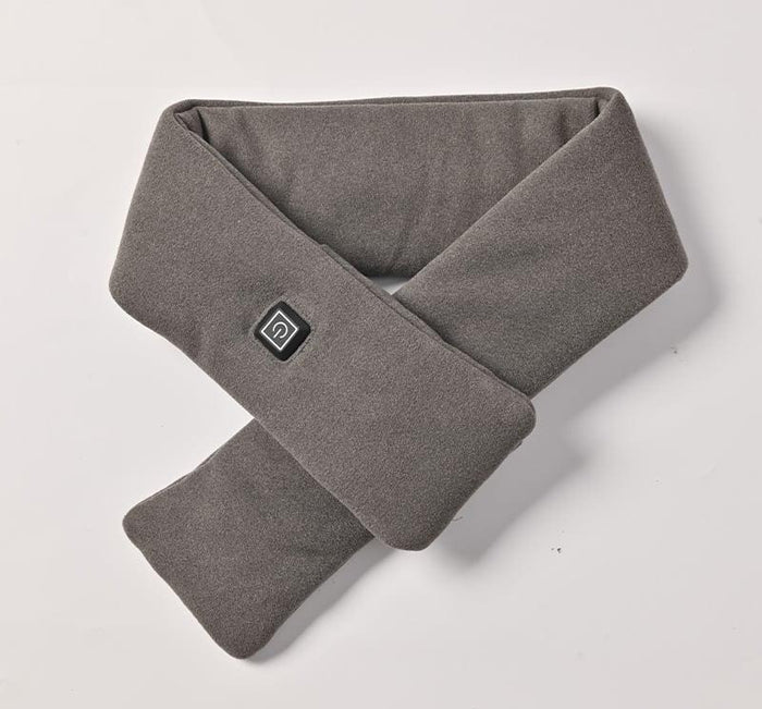 Warmfell USB Heated Scarf in Mink Fleece with 3 Heat Levels