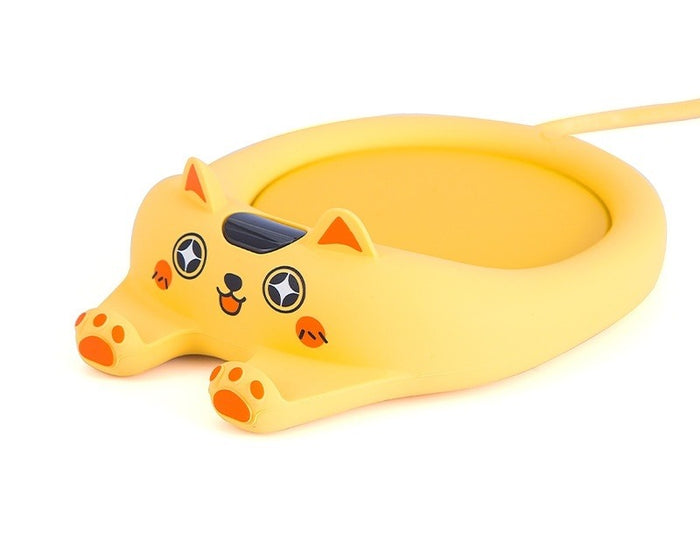 Warmfell Cute Cat Shaped Cup Warmer Coaster in Five Colours