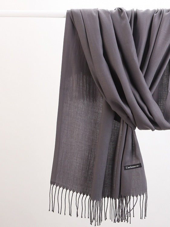 Warmfell Fringed Cashmere Feel Scarf in 18 Colours