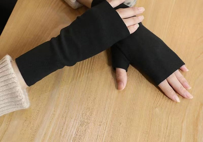 Warmfell Fingerless Hand Warmers with Thumb Hole