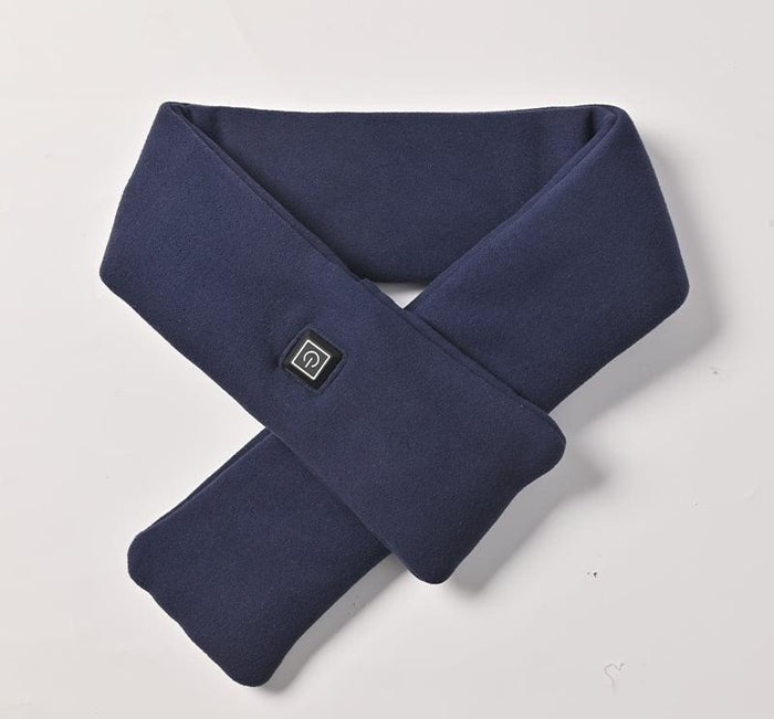 Warmfell USB Heated Scarf in Mink Fleece with 3 Heat Levels