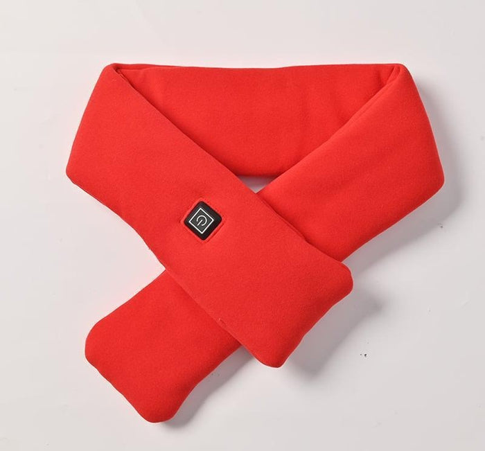 Warmfell USB Heated Scarf in Mink Fleece with 3 Heat Levels