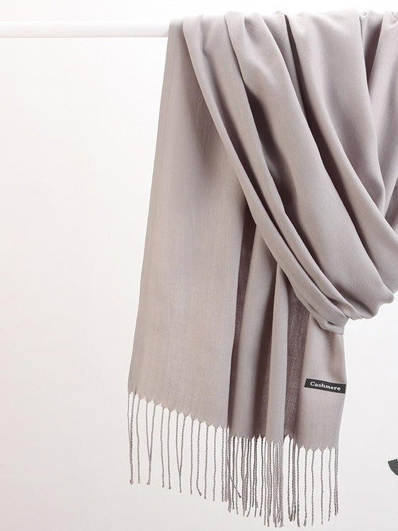 Warmfell Fringed Cashmere Feel Scarf in 18 Colours