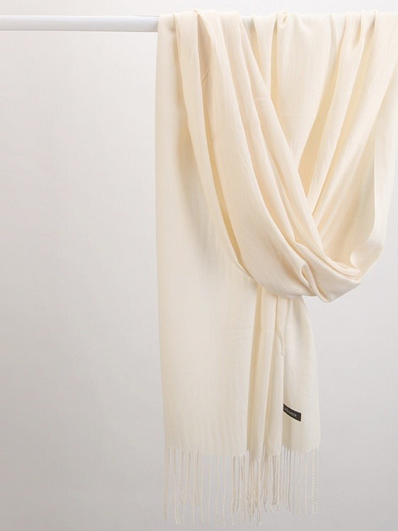 Warmfell Fringed Cashmere Feel Scarf in 18 Colours