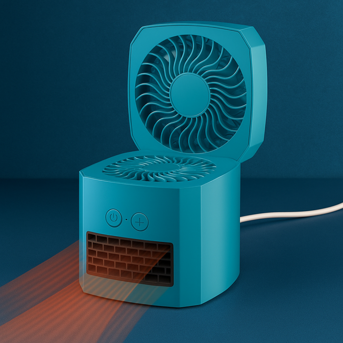 Warmfell™ 400W Mini Desktop Heater for Quick Personal Warmth