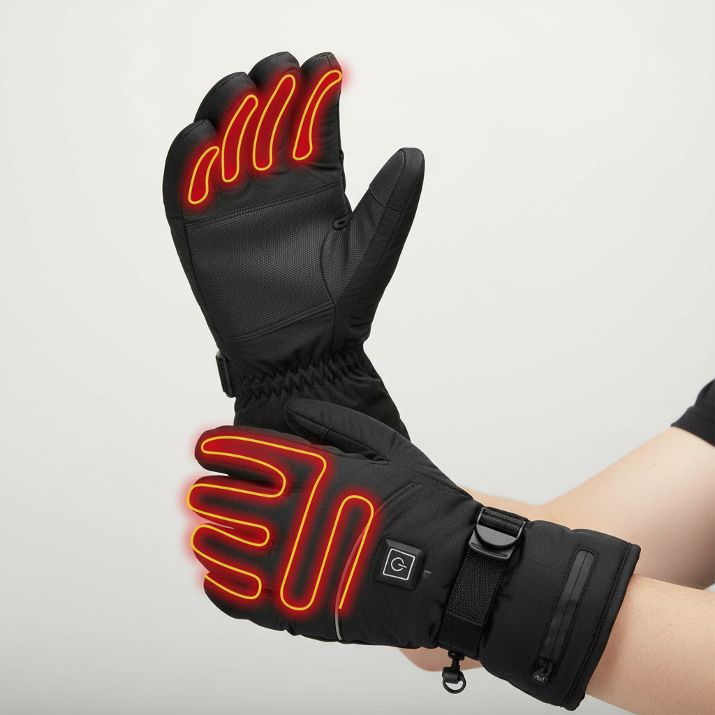 Warmfell™ Waterproof Unisex Heated Gloves with 3 Levels and Touchscreen