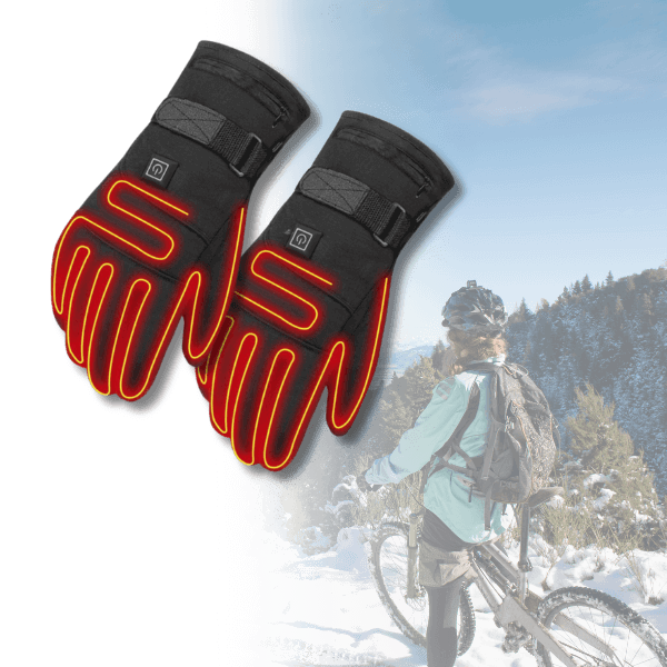 Warmfell™ Waterproof Unisex Heated Gloves with 3 Levels and Touchscreen