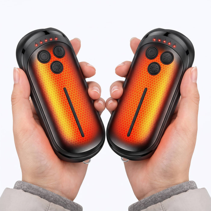 Warmfell™ Electric Hand Warmers Set of 2, 6000 mAh Battery