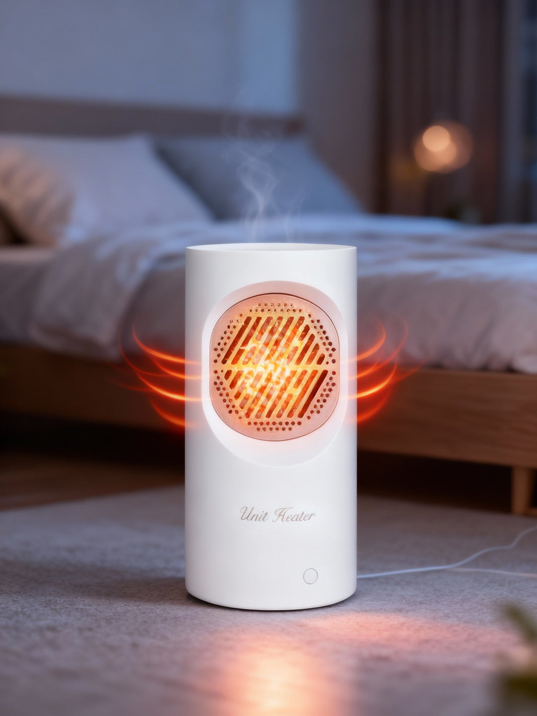 Warmfell™ Quiet 300W Mini Fan Heater for Your Desk