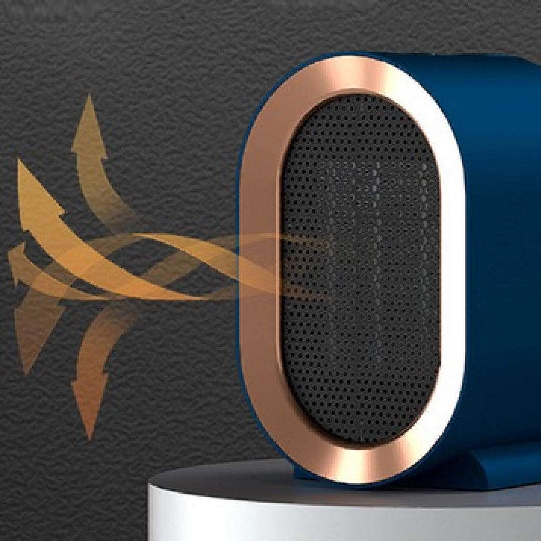 Warmfell™ Ceramic Desk Heater with Thermostat and Two Heat Modes