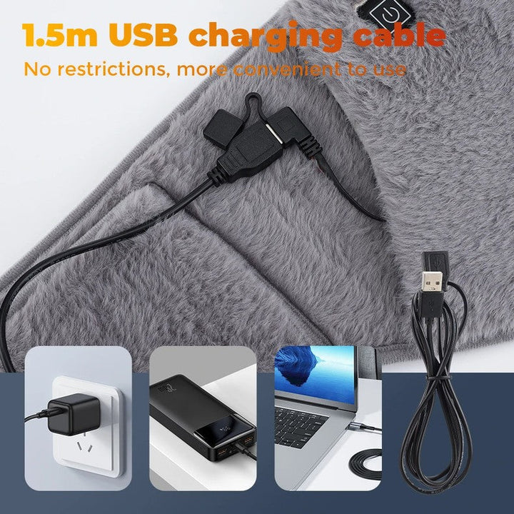 Warmfell™ USB Heated Waist Belt and Hand Warmer, 3 Heat Levels