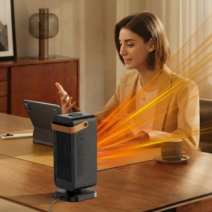 Warmfell™ Quiet 1200W Mini Ceramic Heater with Three Heat Settings