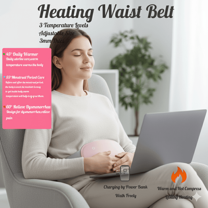 Warmfell™ Rechargeable Heated Belly Wrap with Vibration