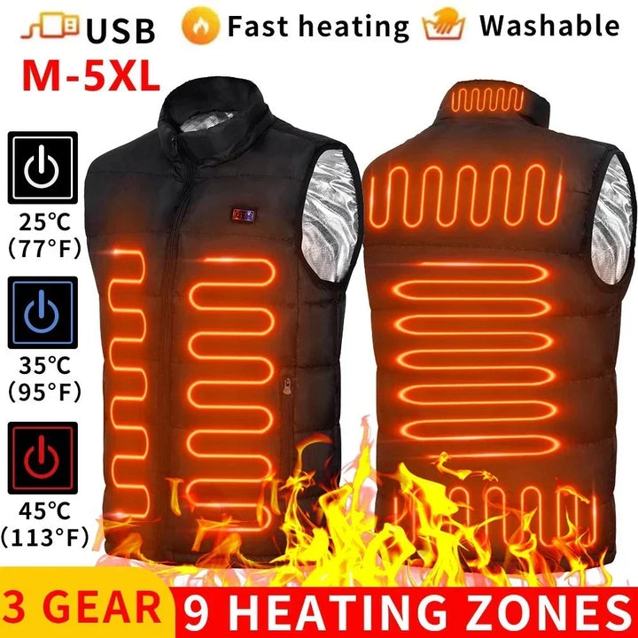 Warmfell™ Graphene Heated Softshell Jacket with 9 Heating Zones