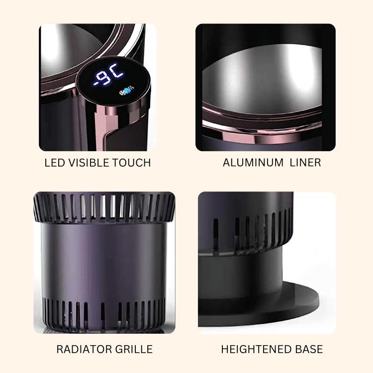 Warmfell™ Portable Drink Cooler and Warmer for Hot or Cold in Minutes