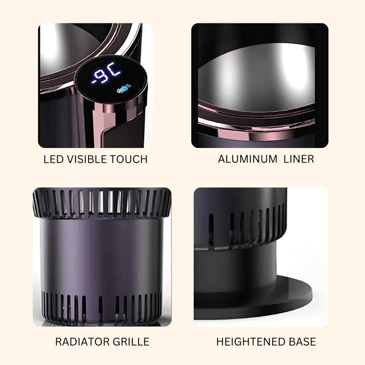 Warmfell™ Portable Drink Cooler and Warmer for Hot or Cold in Minutes