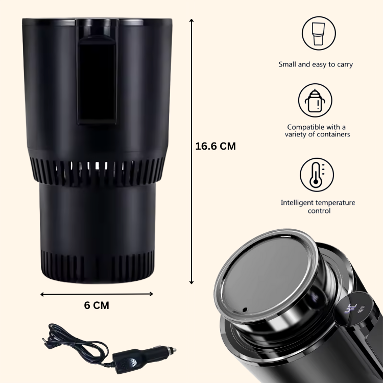 Warmfell™ Portable Drink Cooler and Warmer for Hot or Cold in Minutes