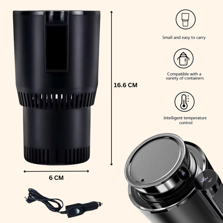 Warmfell™ Portable Drink Cooler and Warmer for Hot or Cold in Minutes