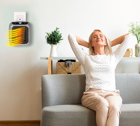 Warmfell™ Modern Electric Room Heater with Adjustable Temperature
