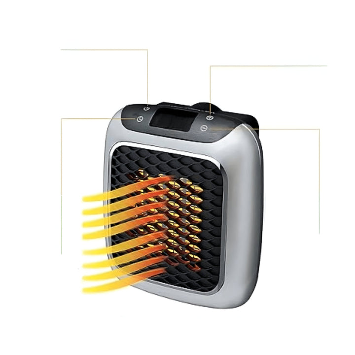 Warmfell™ Compact Wall-Mounted Ceramic Heater with Two Speeds
