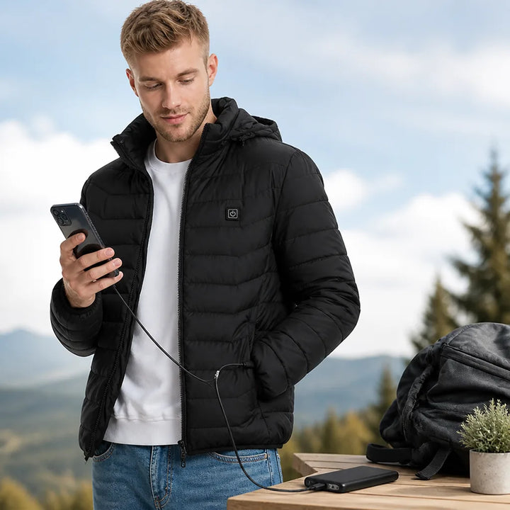 Warmfell™ USB Heated Jacket with Power Bank Pocket