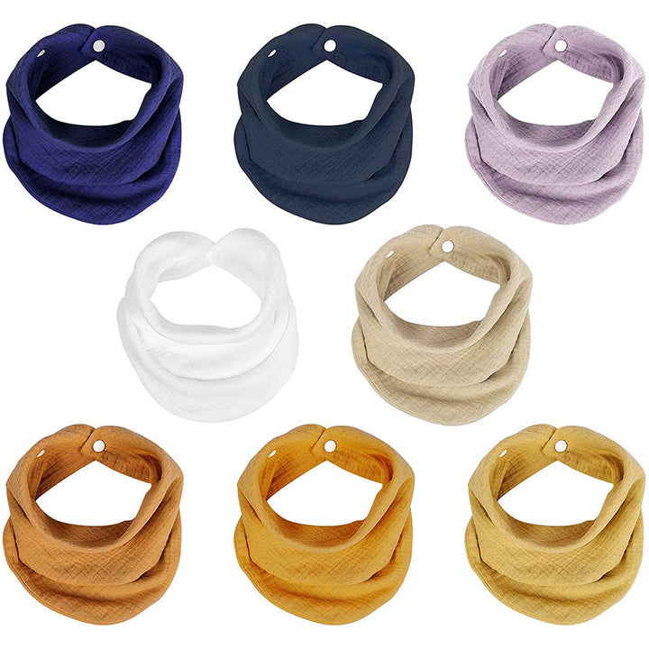Warmfell™ Soft Cotton Neck Warmer with Adjustable Snap-Button Fit