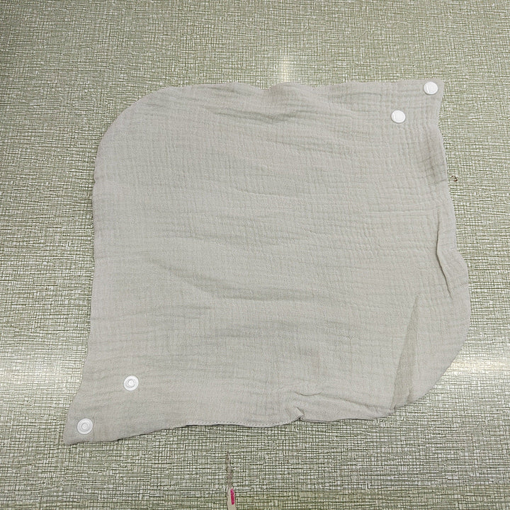 Warmfell™ Soft Cotton Neck Warmer with Adjustable Snap-Button Fit