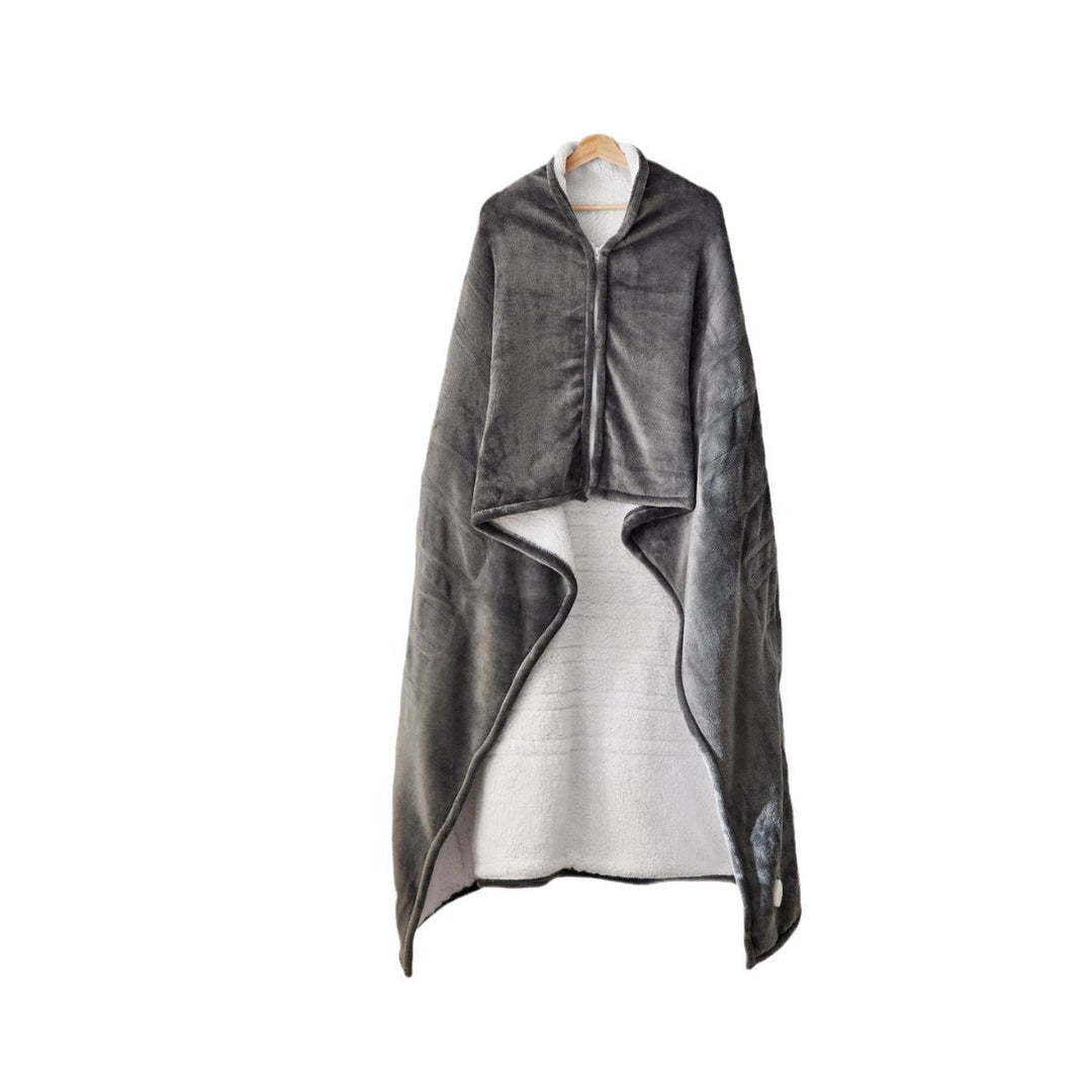 Warmfell™ Plush Electric Heated Throw with Overheat Protection