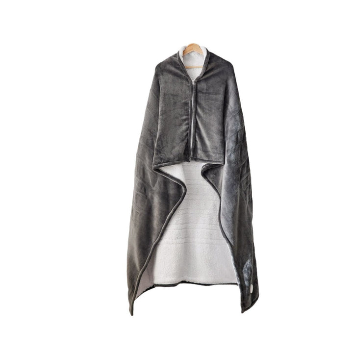 Warmfell™ Plush Electric Heated Throw with Overheat Protection