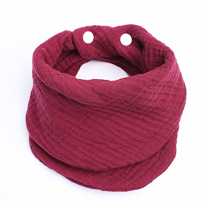 Warmfell™ Soft Cotton Neck Warmer with Adjustable Snap-Button Fit