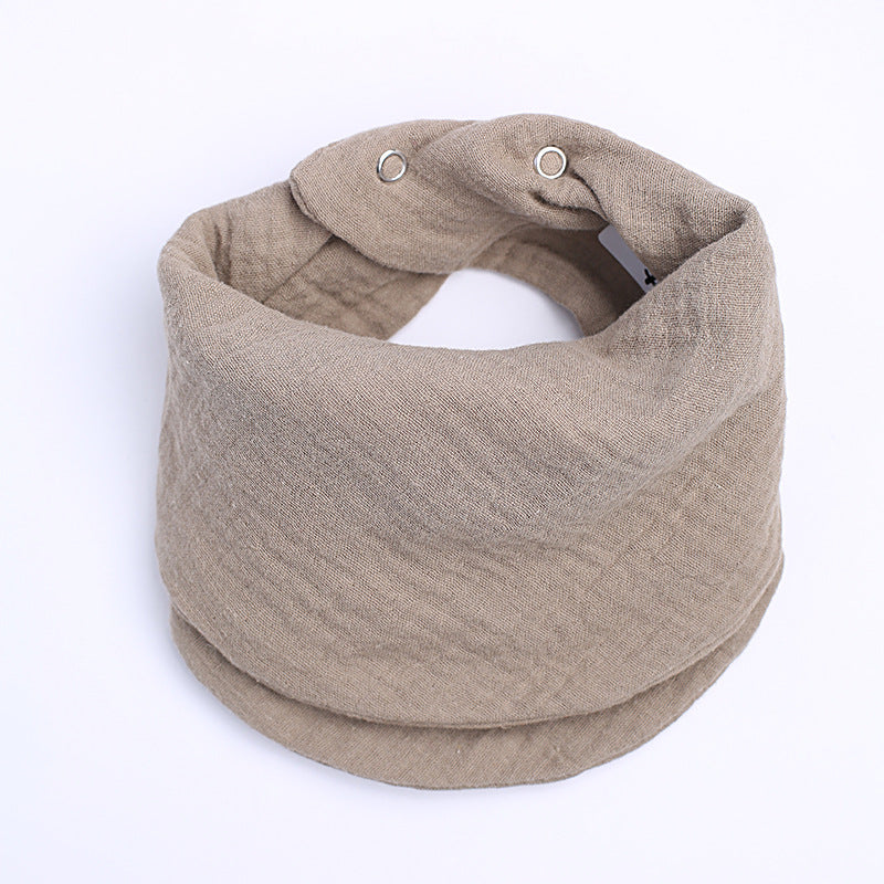 Warmfell™ Soft Cotton Neck Warmer with Adjustable Snap-Button Fit
