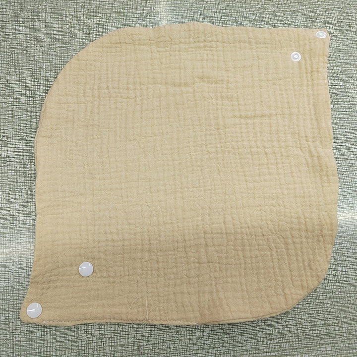 Warmfell™ Soft Cotton Neck Warmer with Adjustable Snap-Button Fit