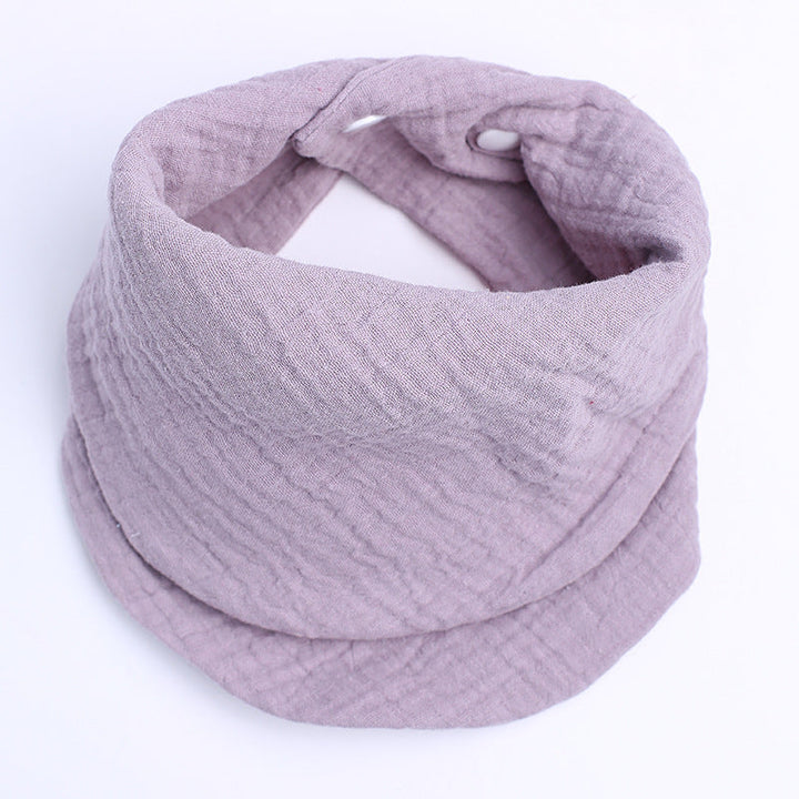 Warmfell™ Soft Cotton Neck Warmer with Adjustable Snap-Button Fit