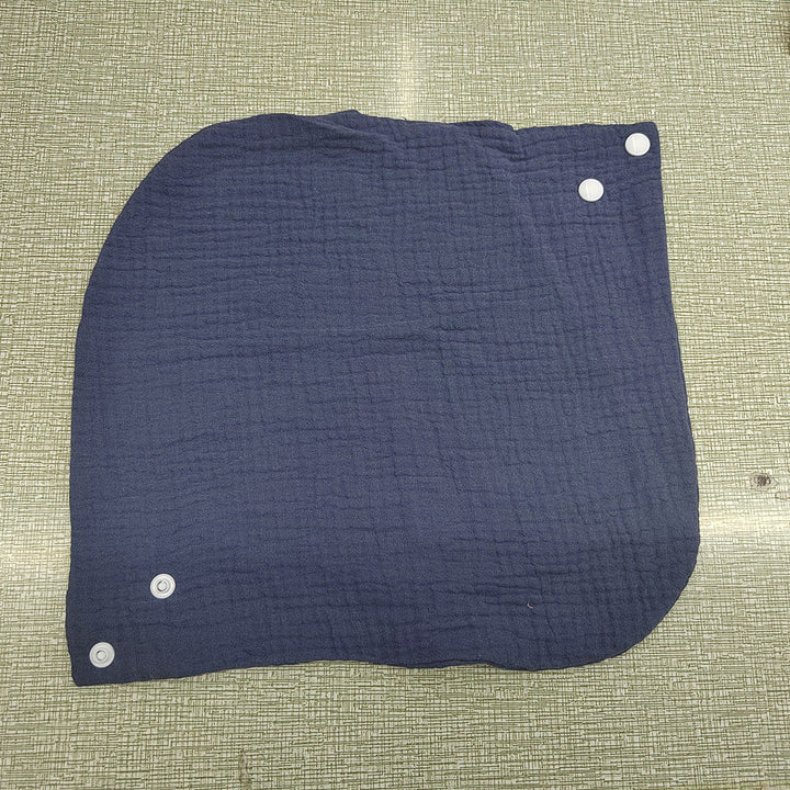 Warmfell™ Soft Cotton Neck Warmer with Adjustable Snap-Button Fit